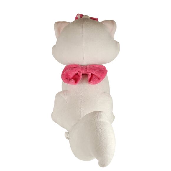 Disney Marie Aristocats White Cat Plush Pink Bow 10" Kohl’s Just Play 2023 - Picture 7 of 16